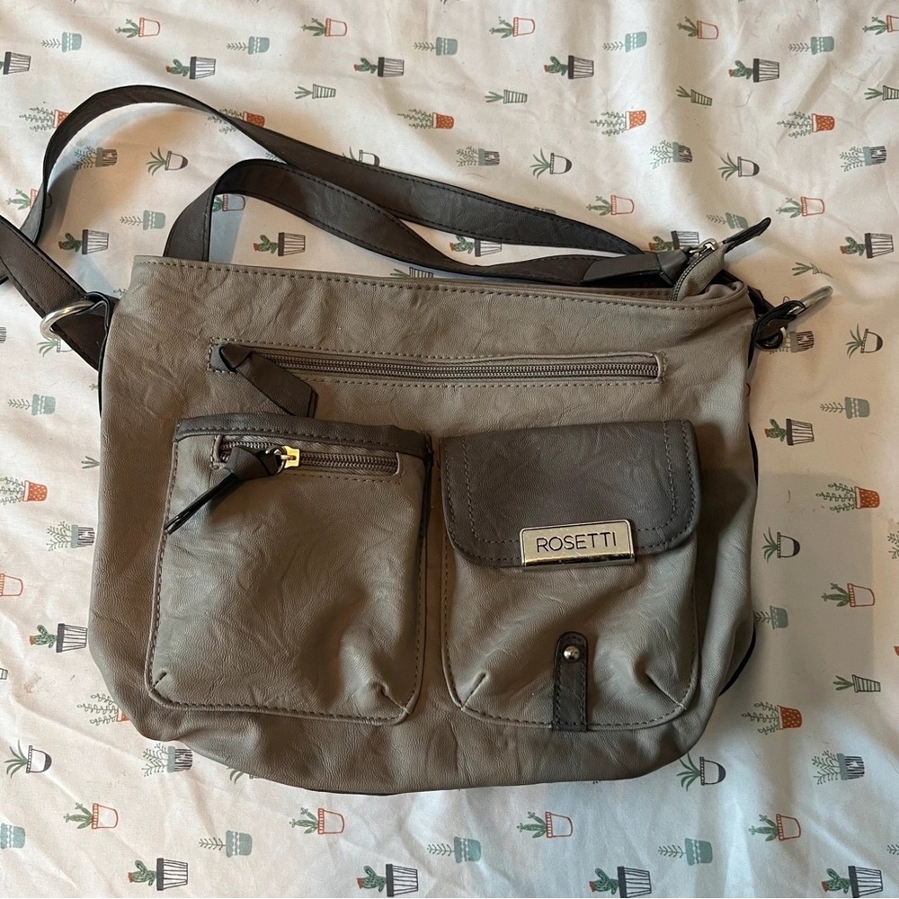 Rosetti Taupe Messenger Bag
